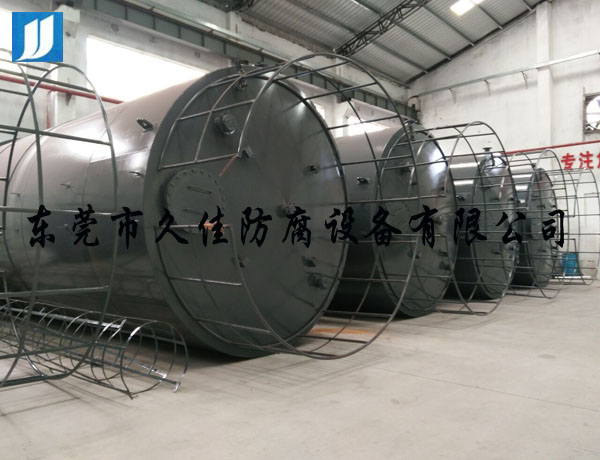 江西吉安化工公司再次订购钢衬塑浓硫酸储罐
